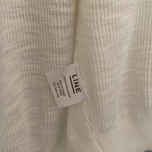 Line the Label open front cotton slub cardigan XS - Picture 3 of 5